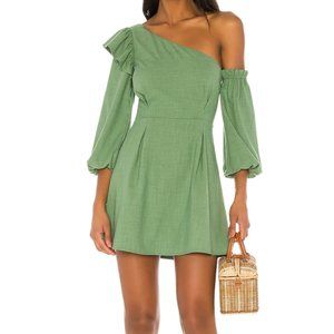 majorelle mini dress in green